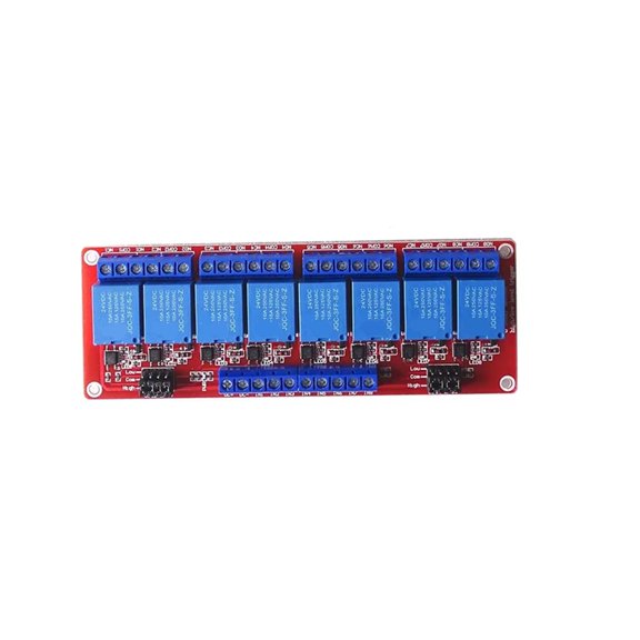 8 Way TCPIP Network Ethernet Relay Module Switch LAN Control Smart Device Remote Control Relay Module DC24V