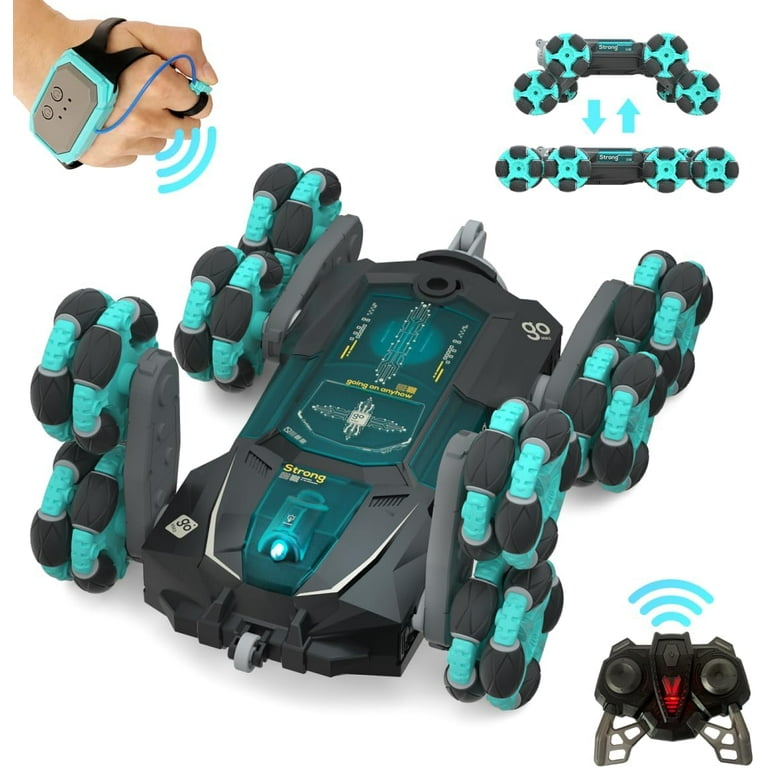8WD Remote Control Gesture Sensing RC Stunt Car,Cool