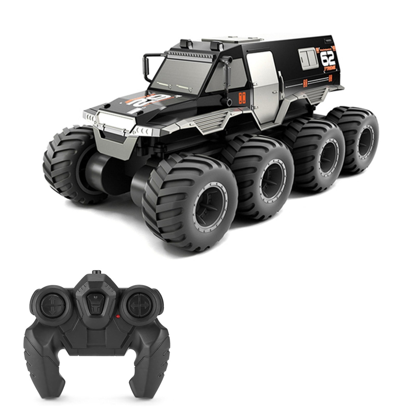 8 Wheel Drive Remote Control Amphibious Stunt Truck Toy - Walmart.com
