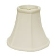 thumbnail image 1 of 8" White Premium Bell Monay Shantung Lampshade, 1 of 2
