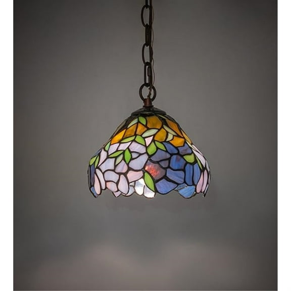 8" Wide Duffner & Kimberly Laburnum Mini Pendant