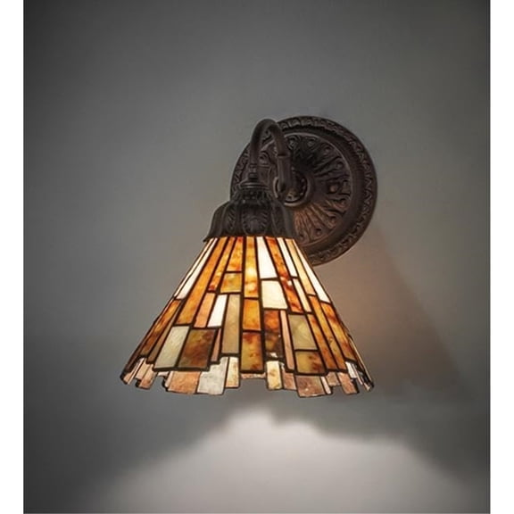 8" Wide Jadestone Wall Sconce