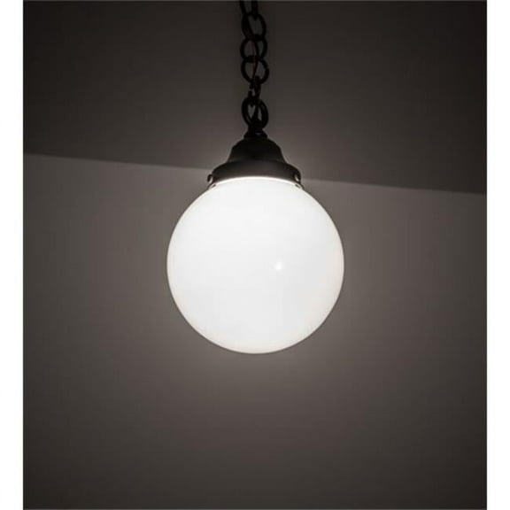 Meyda Lighting 8" Wide Revival Schoolhouse Mini Pendant