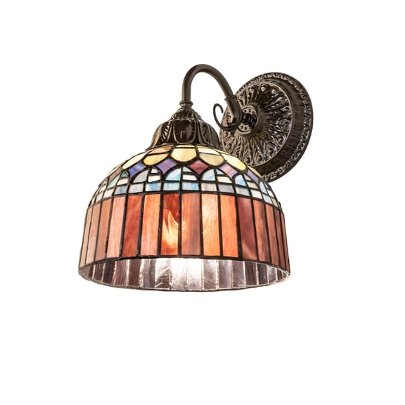 8" Wide Tiffany Candice Wall Sconce