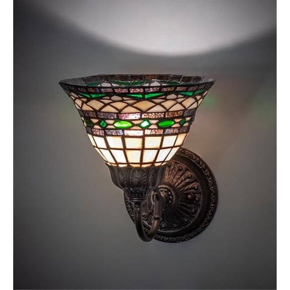 8" Wide Tiffany Roman Wall Sconce