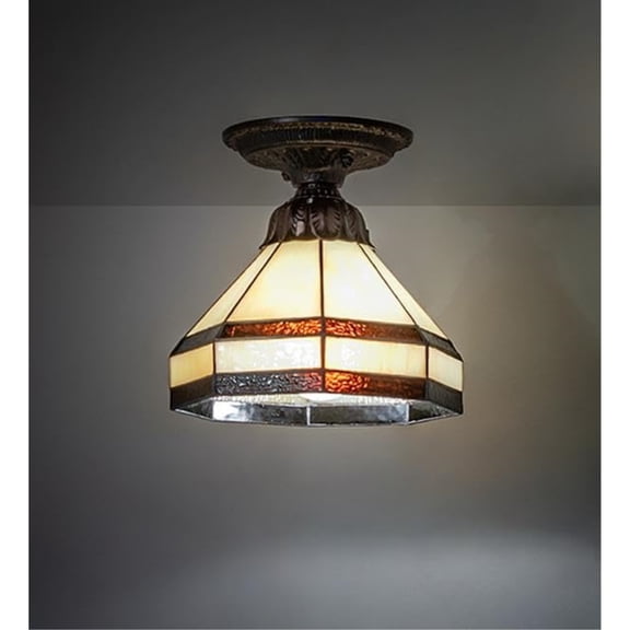 8" Wide Topridge Flushmount