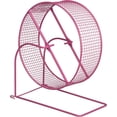thumbnail image 1 of 8" Wire Mesh Hamster/Gerbil Wheel Toy - Quiet Exercise Wheel for Small Animals, Cage-Mountable, Colors Vary, Model 90013, 1 of 2