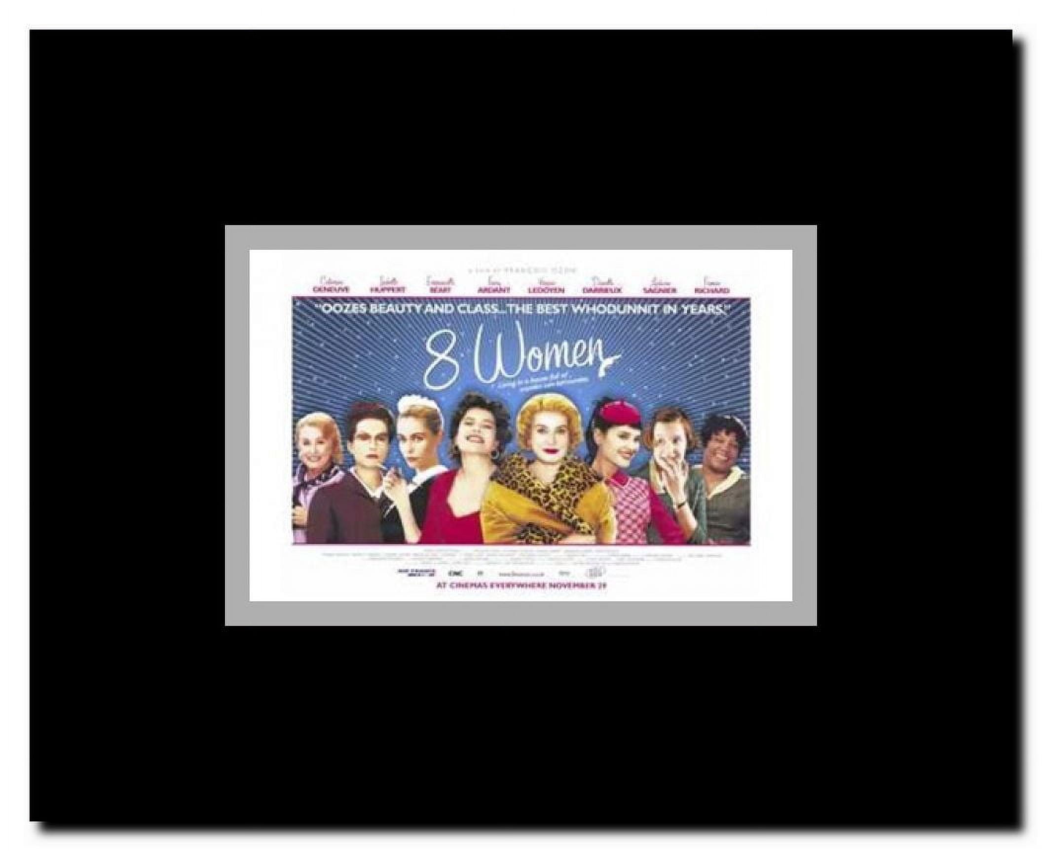 8 Women Framed Movie Poster