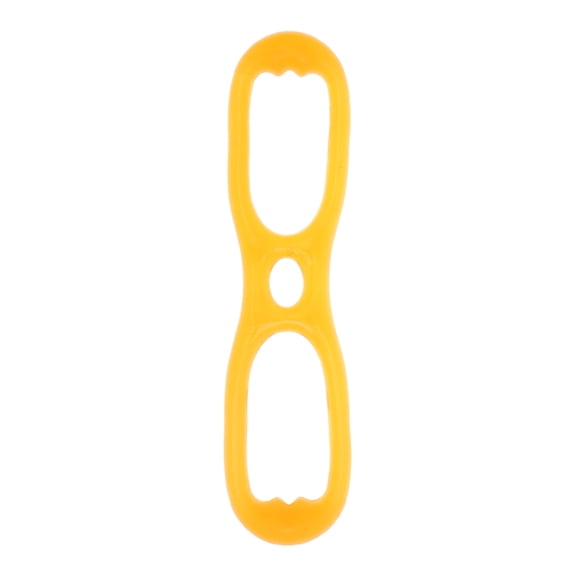 8 Word Chest Developer Muscle Resistance Bands Silicone Fitness Yoga Workout Pulling Exerciser Pull Rope Body Building Tool(Yellow)