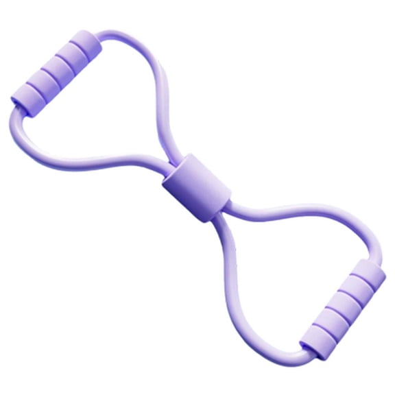 8-Word Type Resistance Band Medium Intensity TPE Fitness Equipment For Yoga And Strength Training