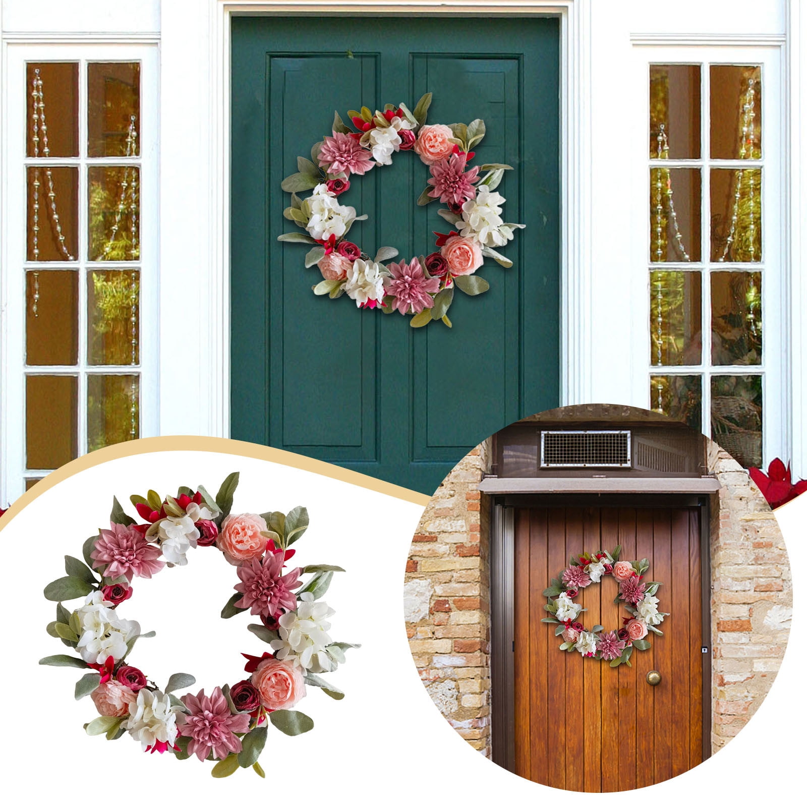 8” Wreath 20” Boxwood World Wreath Christmas Wreaths for outside