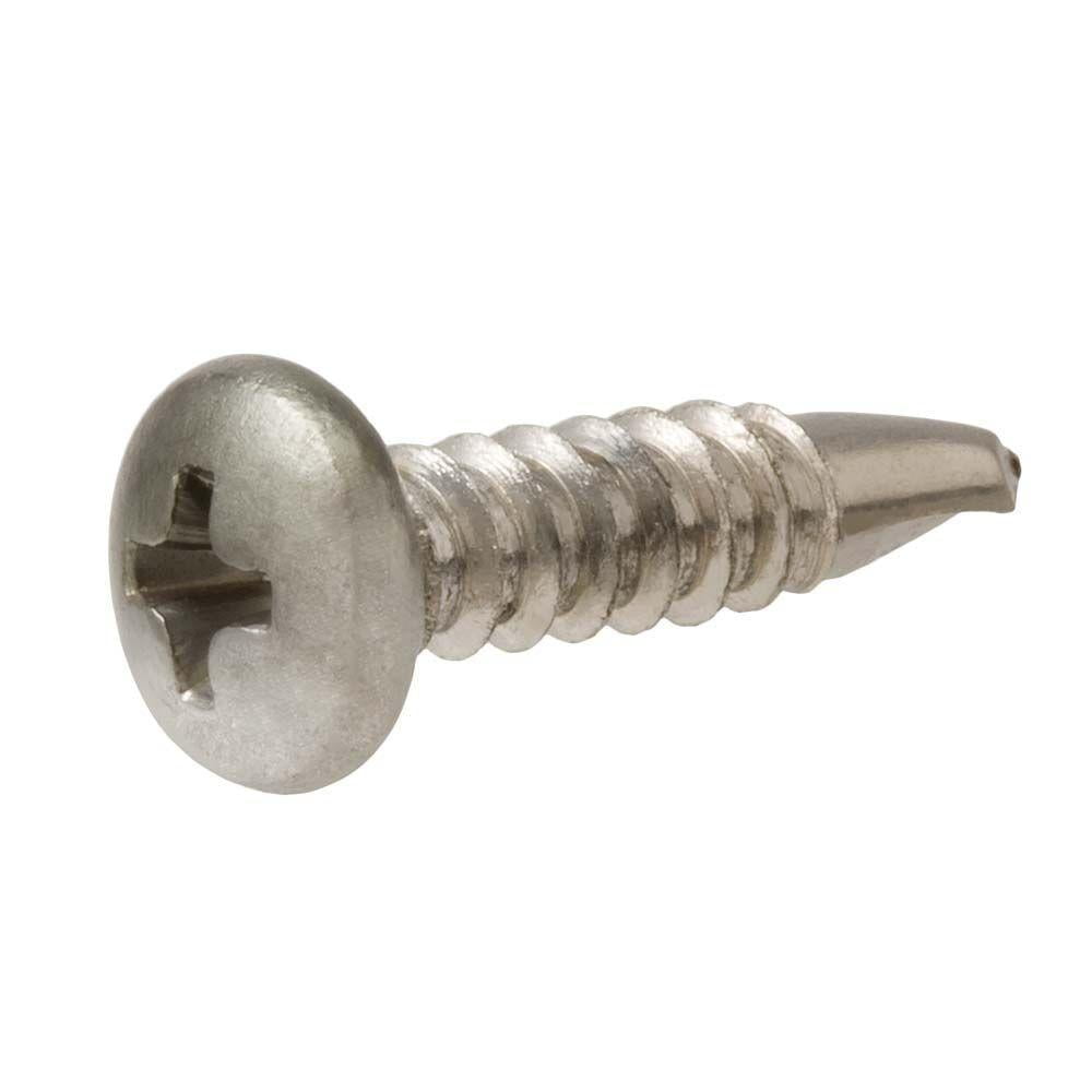 #8 X 1-1/2 In. Phillips Pan Head Zinc Plated Sheet Metal Screw (50-Pack)