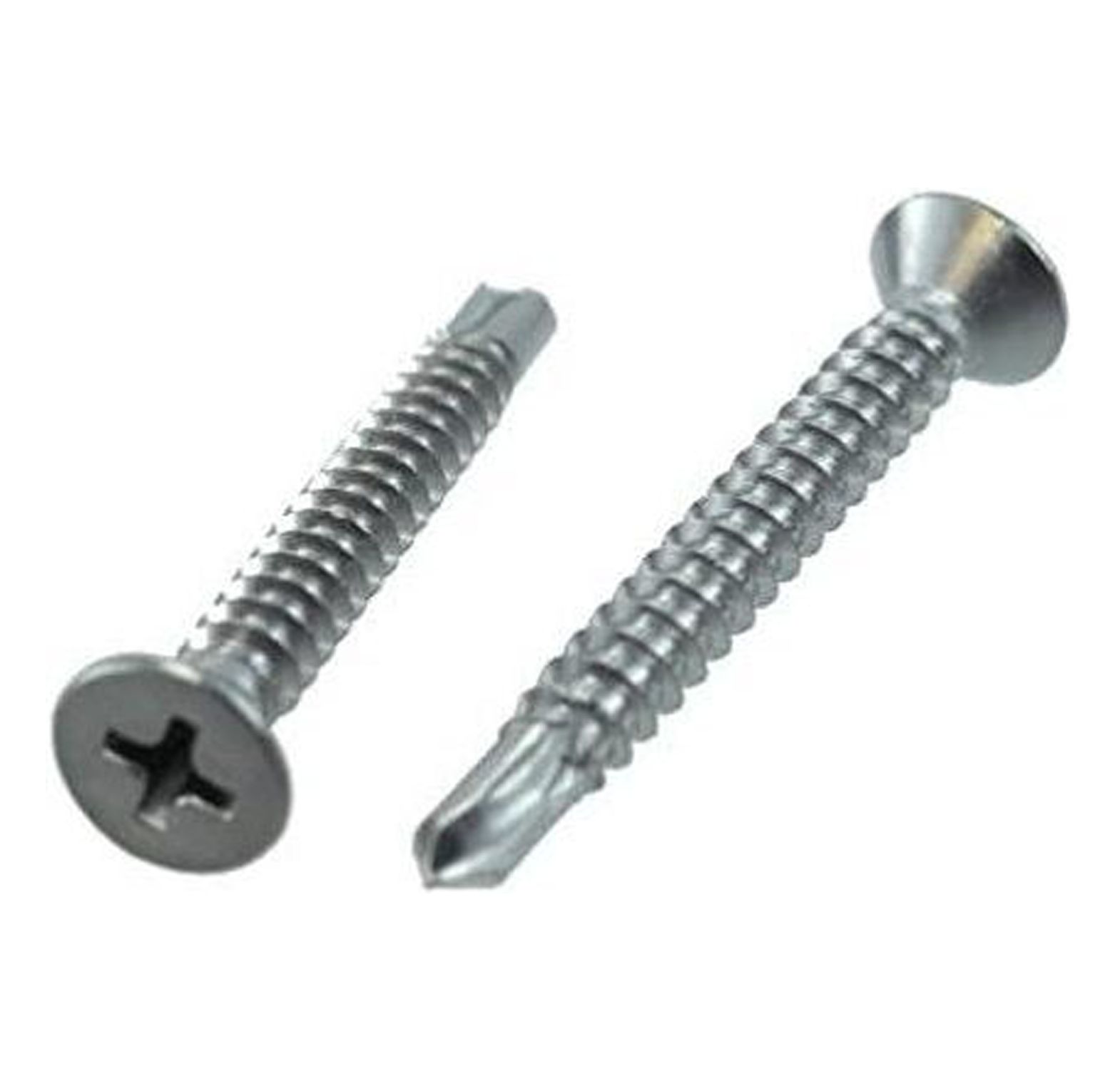 8 X 1 2 Stainless Steel Flat Head Phillips Drill And Tap Screws Box