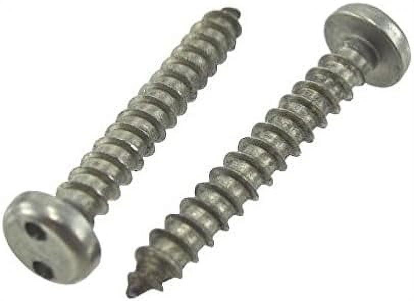 25 Viti Autofilettanti Acciaio Inox #8 X 1 Pollice - Testa Tonda Phillips, Grado 18-8 - Fastenere
