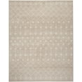 thumbnail image 1 of 8' X 10' Beige and Ivory Moroccan Power Loom Area Rug, 1 of 11