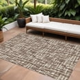 thumbnail image 1 of HomeRoots 602482 8 x 10 ft. Brown, Tan & Beige Abstract Washable Indoor & Outdoor Rectangle Area Rug, 1 of 5