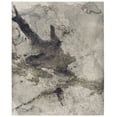 thumbnail image 1 of 8' X 10' Gray Black and Brown Abstract Power Loom Area Rug, 1 of 9