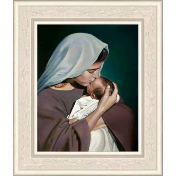 8 X 10 Mother's Love by Liz Lemon Swindle With Whitewood Frame