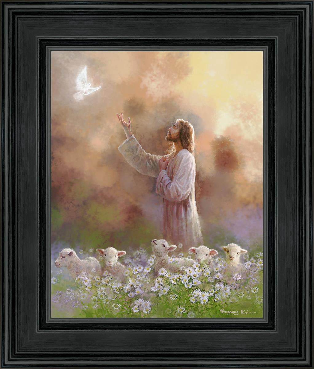 8 X 10 Prince of Peace by Yongsung Kim With blackwood Frame - Walmart.com