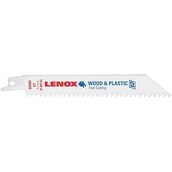 8" X 10-Tooth Wood Cutting Reciprocating Saw Blades Pack of 5