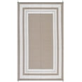 8 X 10 ft Plastic Gray Dark Brown Rectangular Beach Front Porches Patio ...