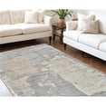 thumbnail image 1 of HomeRoots 558847 8 x 11 ft. Abstract Distressed Rectangle Area Rug, Cream & Beige, 1 of 6