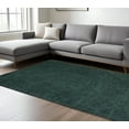 thumbnail image 1 of 8' X 11' Green Hand Woven Area Rug, 1 of 5