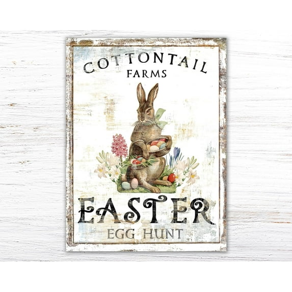 8"X 12" Modern Farmhouse Wall Decor,Rustic Easter Canvas Print Vintage Metal Sign Aluminium Funny Chicken Farm DecorPoster Plaque