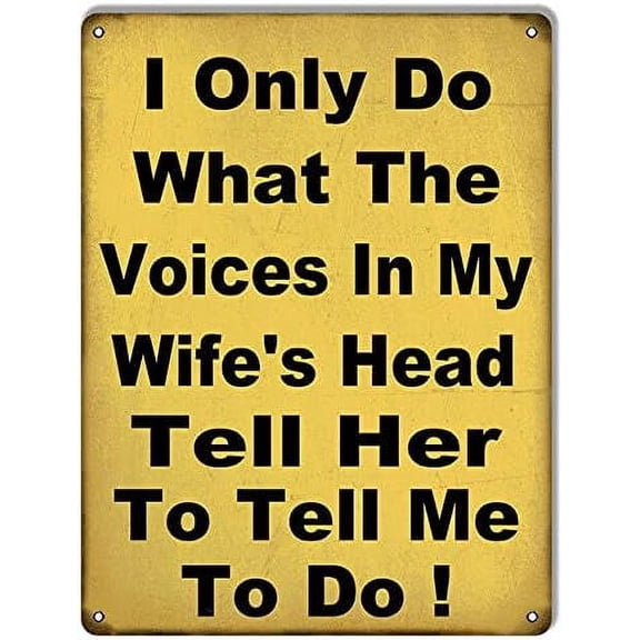 8 X 12 Novelty Funny Sign Ten Commandments Vintage Metal Tin Sign Wall Sign Plaque Poster for Home Bathroom and Cafe Bar Pub