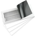 thumbnail image 1 of 8 X 15.5 inch Powerful Thick Magnetic Vent Cover Fits Home Air Vent for Floor, Wall, Ceiling Steel Registers, RV (Set of 4), 1 of 8