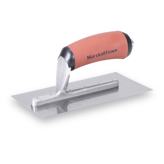 MARSHALLTOWN 11SSD 8 x 3 Stainless Steel Mini Trowel, DuraSoft Handle