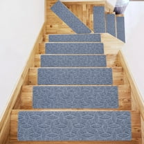 8 "X 30" Non-Slip Carpet Stair Treads for Indoor Outdoor Wooden Steps, Carpet Runners for Wood Stairs with Self-Adhesive Backing, Suitable for Elders and Pets