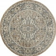 thumbnail image 1 of 8 X 8 ft. Beige & Gray Oriental Power Loom Non Skid Round Area Rug, 1 of 1