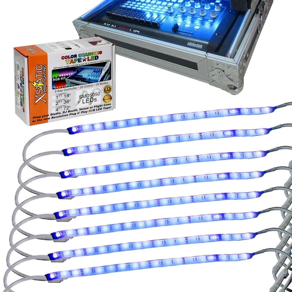 (8) Xstatic 12" RGB LED Strip Light Kits