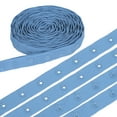thumbnail image 1 of 8 Yard Snap Button Tape, Polyester Plastic Snap Button Trim, Sewing Press Stud Ribbon Replacement for DIY Craft Clothes Fabric Sewing, Sky Blue, 1 of 7