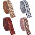 8 Yards 4 Colors Ethnic Style Embroidery Polyester Ribbons Jacquard ...