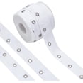 thumbnail image 1 of 8 Yards White Cotton Grommet Eyelet Twill Tape 1 inch Wide Metal Eyelet Ring Ribbon Strip for Sewing Crafts Making Hole: 4mm for DIY, 1 of 6