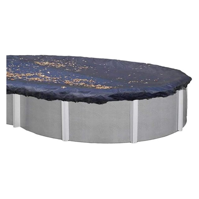 8Year 16 x 32 Foot Oval Pool Winter Cover for Above Ground Pools