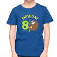 thumbnail image 1 of 8 Year Old Birthday Boy Shirt Sloth 8th Birthday Outfit Boys Birthday Shirt Boy Happy Birthday Shirt, 1 of 8