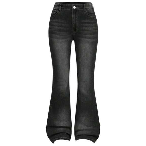 8 Year Old Girl Clothes Y2K Clothes Girls Jeans Denim Elastic Wasit Wide Leg Baggy Pants Kids Clothes