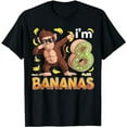 thumbnail image 1 of 8 Year Old Monkey Birthday Safari Jungle Animal 8th B-day T-Shirt, 1 of 5