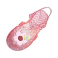thumbnail image 1 of 8 Years Princess Costumes Jelly Flats Shoes for Little Girls,Birthday Party Dress Up Sandals Toddler Shoes Baby Girls Cute Jelly Non-slip Soft Sole Beach Roman Sandals Pink, 1 of 7