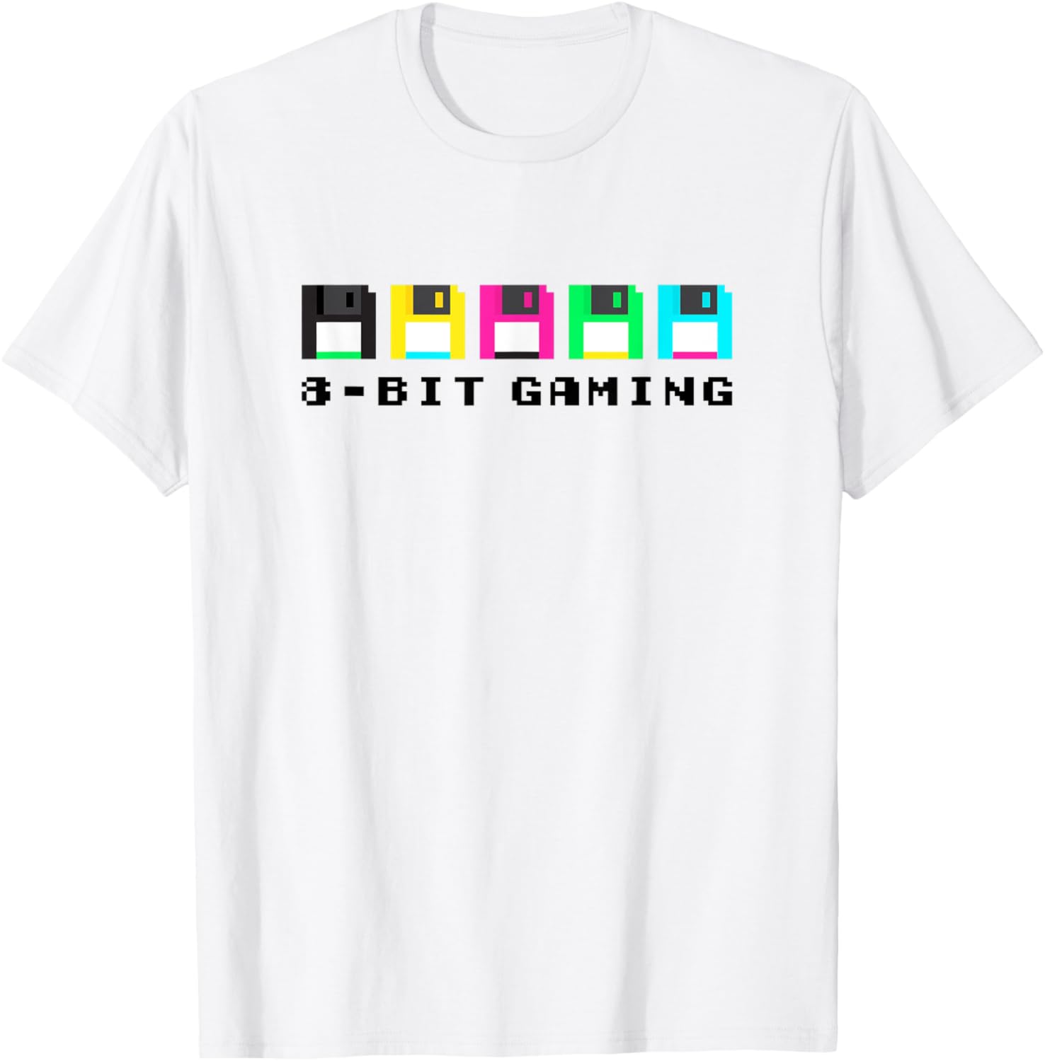 8-bit Gaming / Gamer Floppy Disk: Great 8Bit Pixel Art Lover T-Shirt ...
