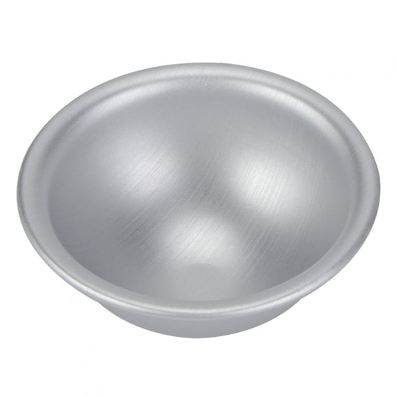8 cm Aluminum Hemisphere Pan 3D Round Shape Cake Molds for Baking Sphere Half Ball Cake Pan for Birthday Wedding Anniversary DIY Cakes Bakeware Tools, Silver