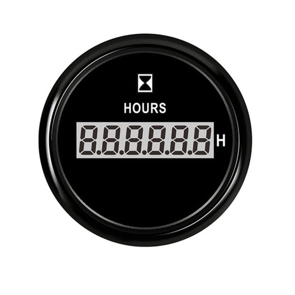8 color Digital Hour Meters with LCD Hour Meter Clock Gauge 52mm Time Meter For Car Boat Truck Motorcycle ,Wide Application