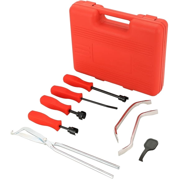 8 count Drum Tool Kit | Spoon Set with Drum Spring Pliers, Drum Spring Tool Drum Adjusting Tool Drum Tool Kit Spring Installer Remover Plier Tools Set
