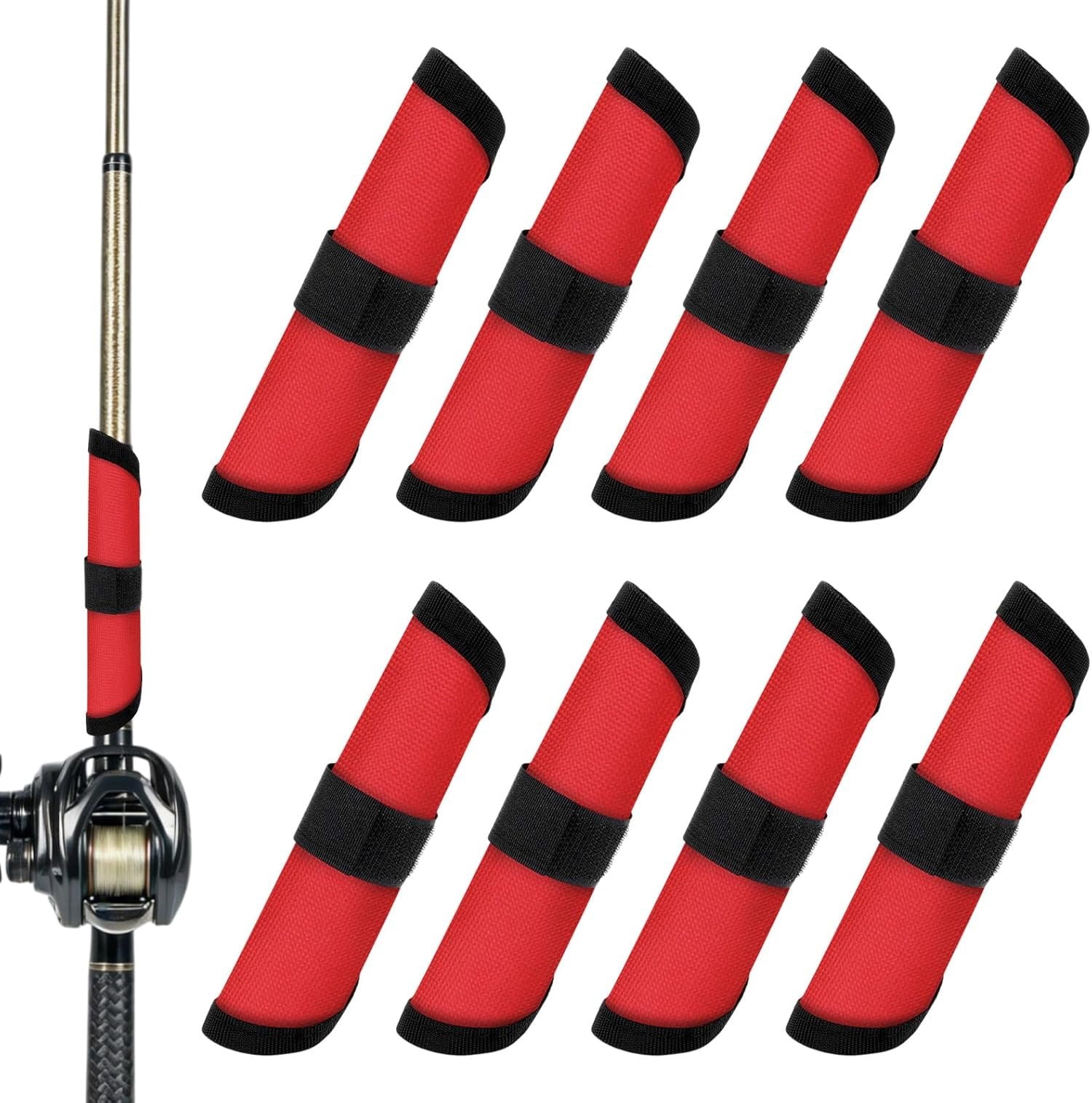 Wrapp Guard 8 count Fishing Lure Wraps 5.9 Inch Hook Storage Protector - Walmart.com