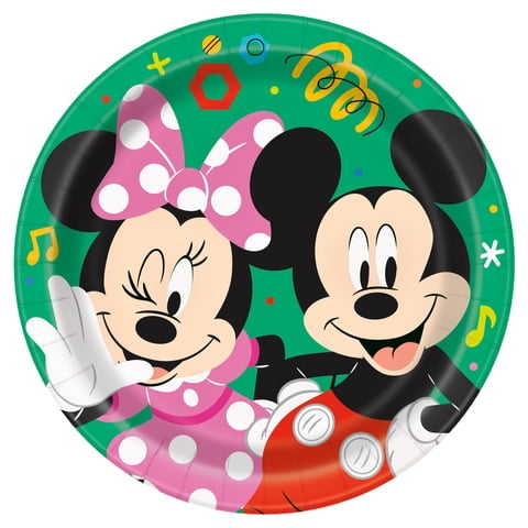 Disney Mickey & Friends Clubhouse Round 7" Dessert Plates, 8ct