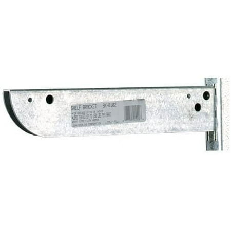 John Sterling Fast Mount Double Bracket BK-0102 - Galvanized Silver - 8 Pack, 10"