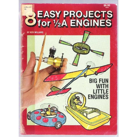 Pre-Owned 8 easy projects for 1/2 A engines Paperback